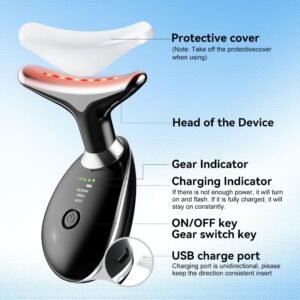 Rechargeable Face Massager Neck Device Anti-Wrinkle Skin Tightening Device